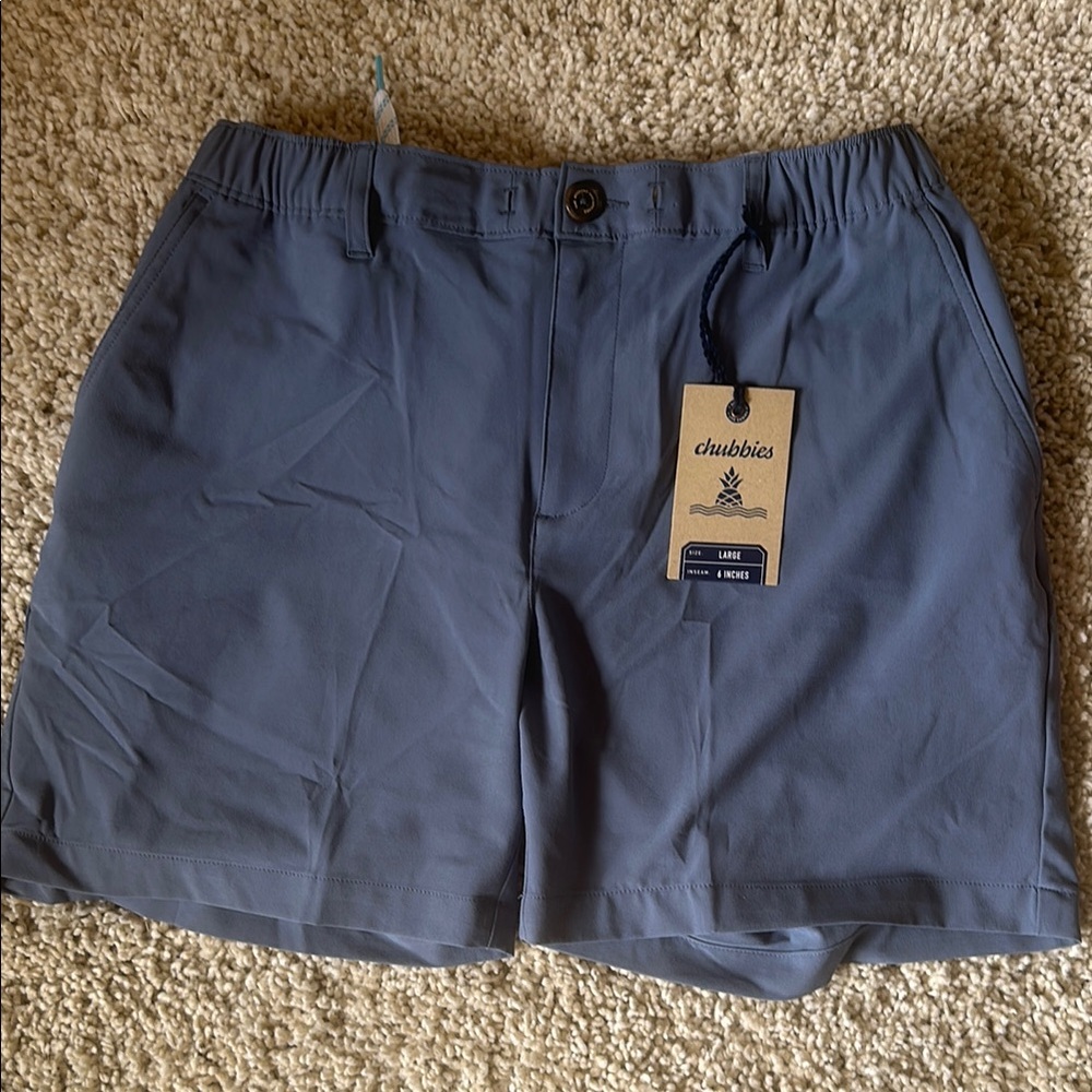 Chubbies Blue Flat Front Shorts Casual Style
